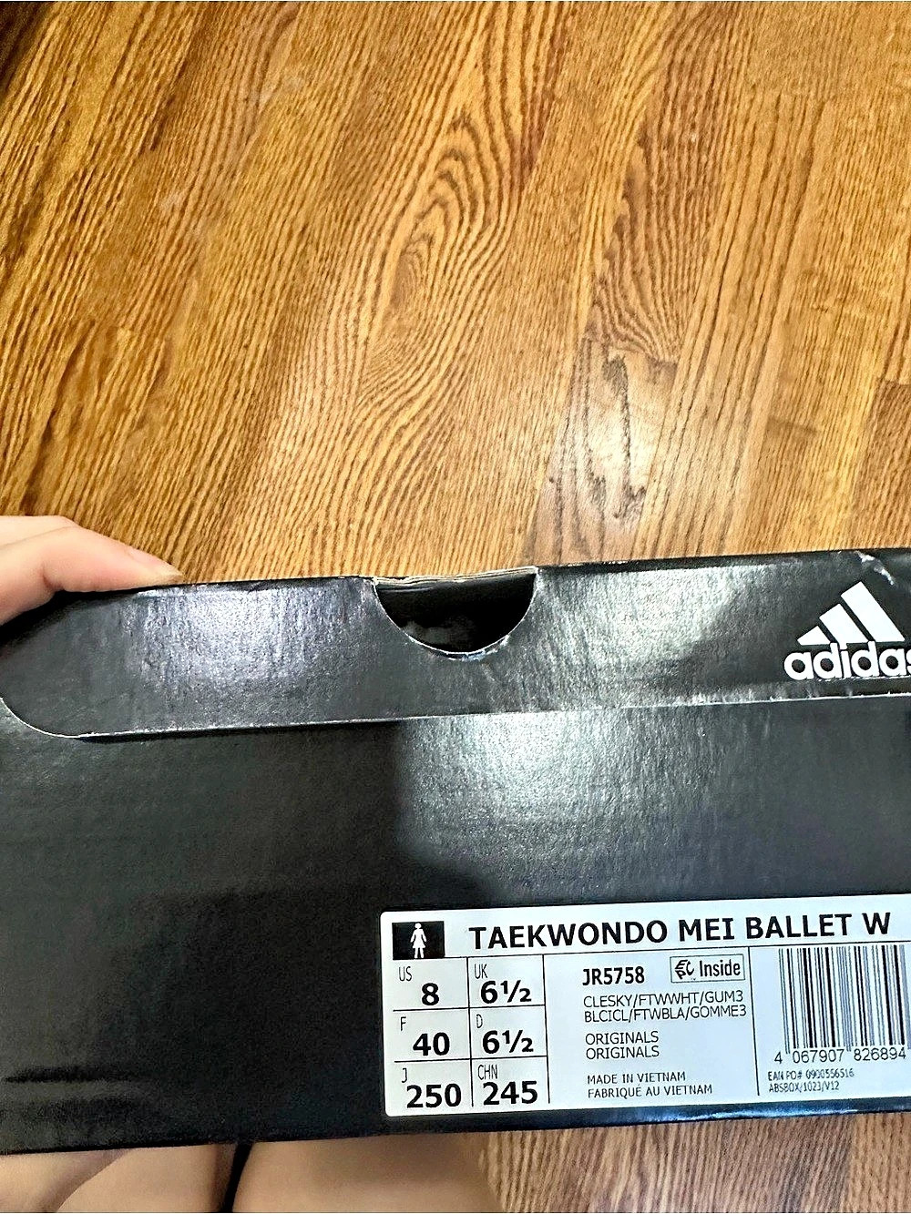 adidas Taekwondo Mei Ballet W Blue & White US 8 NWT - Picture 5 of 5
